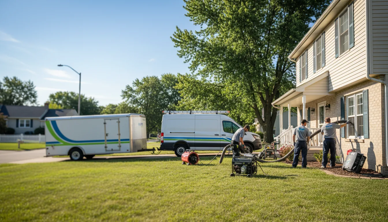 Flooded Basement Restoration And Cleanup With Repair in Ogallah, KS near me